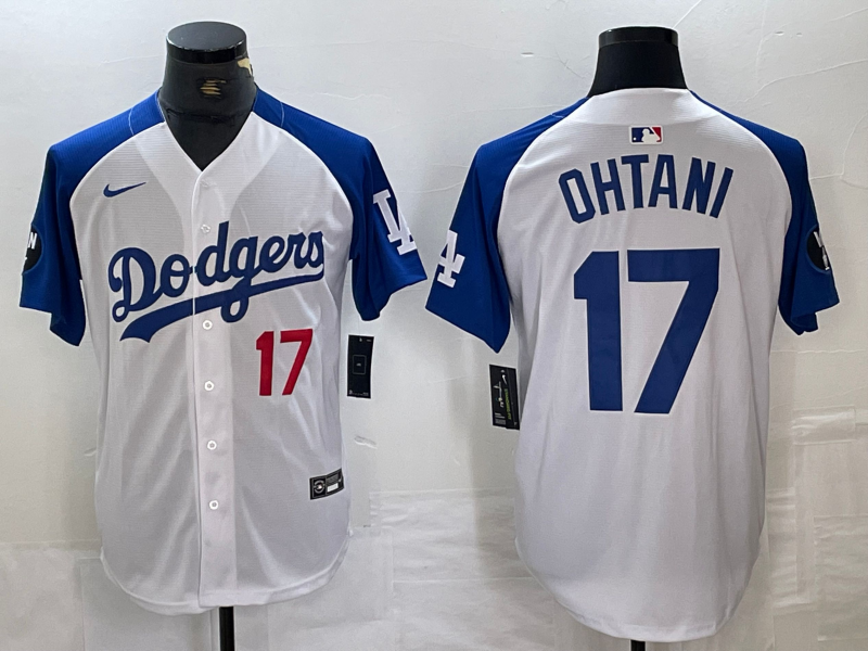 Men’s Los Angeles Dodgers Shohei Ohtani White Limited Jersey