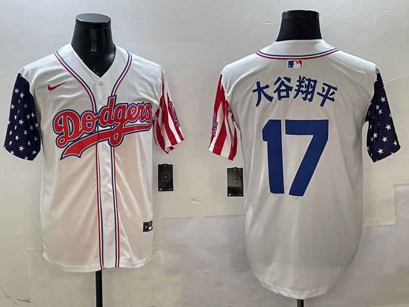 Men’s Los Angeles Dodgers Shohei Ohtani White Team Jersey