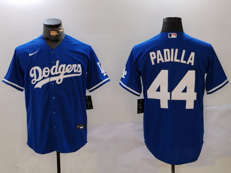 Men’s Los Angeles Dodgers Vicente Padilla #44 Royal Jersey