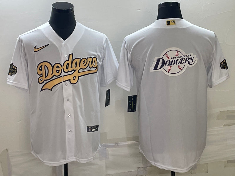 Men’s Los Angeles Dodgers White Alternate Name Jersey