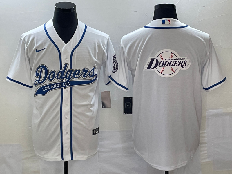 Men’s Los Angeles Dodgers White Jersey Joint Edition