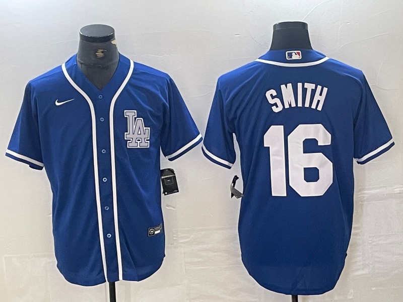 Men’s Los Angeles Dodgers Will Smith #16 Blue Limited Jersey
