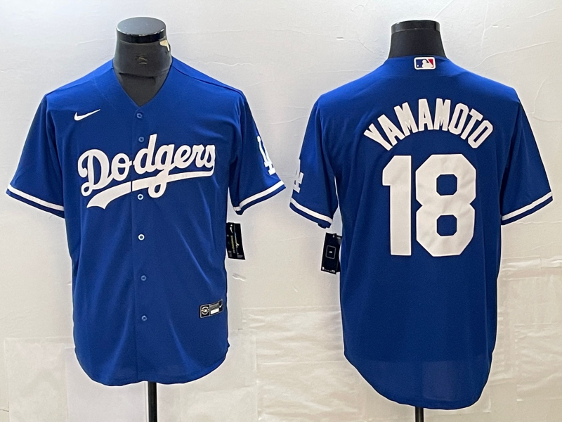 Men’s Los Angeles Dodgers Yoshinobu Yamamoto #18 Royal Jersey