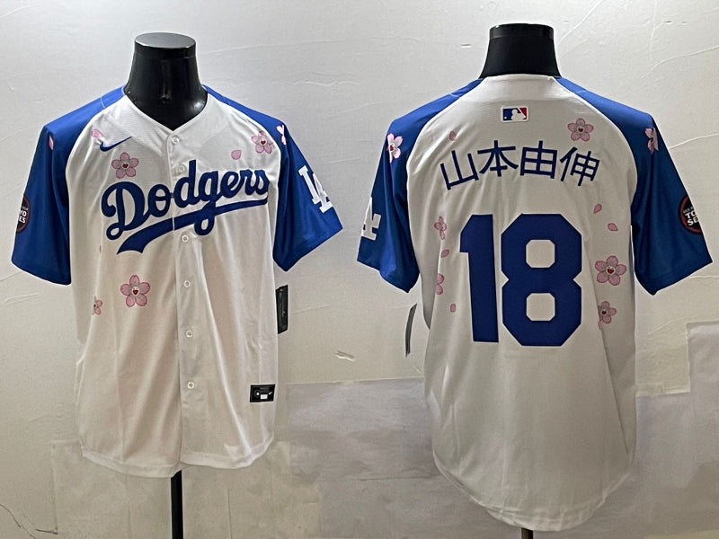 Men’s Los Angeles Dodgers Yoshinobu Yamamoto White Jersey