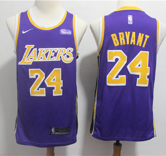 Men’s Los Angeles Lakers #24 Kobe Bryant Nike Purple Statement Edition Swingman Jersey