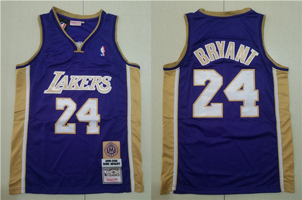 Mens Los Angeles Lakers #24 Kobe Bryant Purple 2020 Hall of Fame Class 1996-2016 Mitchell & Ness Hardwood Classics Jersey