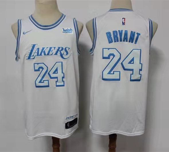 Men’s Los Angeles Lakers #24 Kobe Bryant White Nike 2021 City Edition Jersey