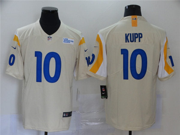 Men’s Los Angeles Rams #10 Cooper Kupp Nike 2020 Style Bone Vapor Limited Jersey