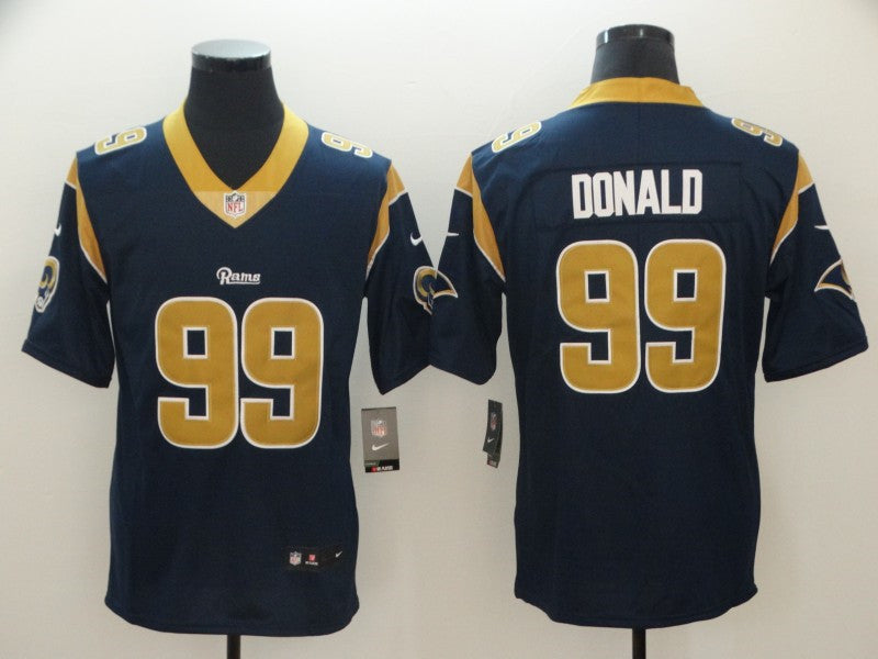 Men’s Los Angeles Rams #99 Aaron Donald Nike Navy Limited Jersey