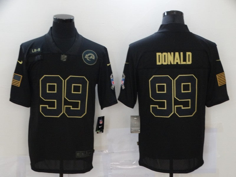 Men’s Los Angeles Rams Aaron Donald #99 Black Jersey