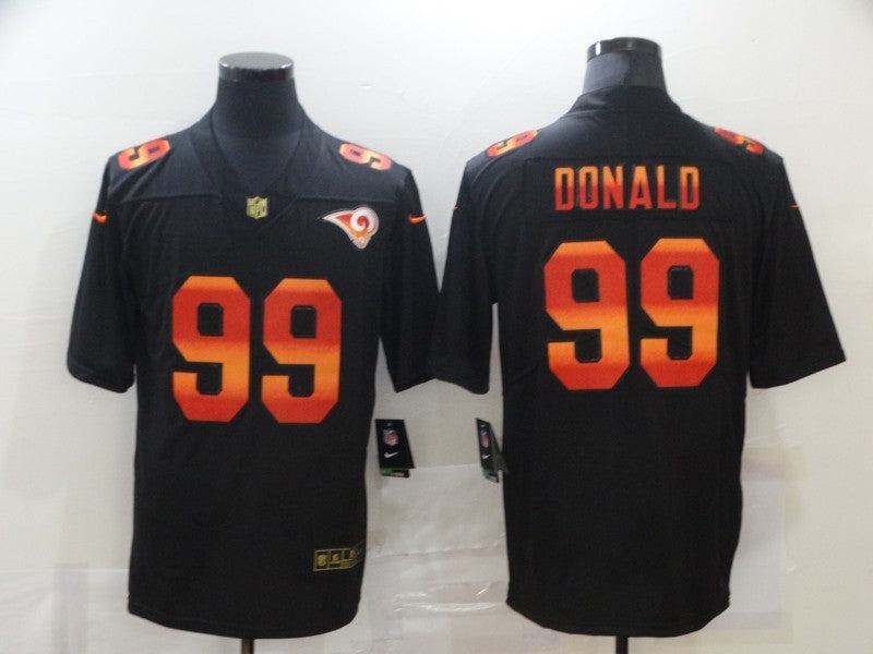 Men’s Los Angeles Rams Aaron Donald #99 Black Jersey