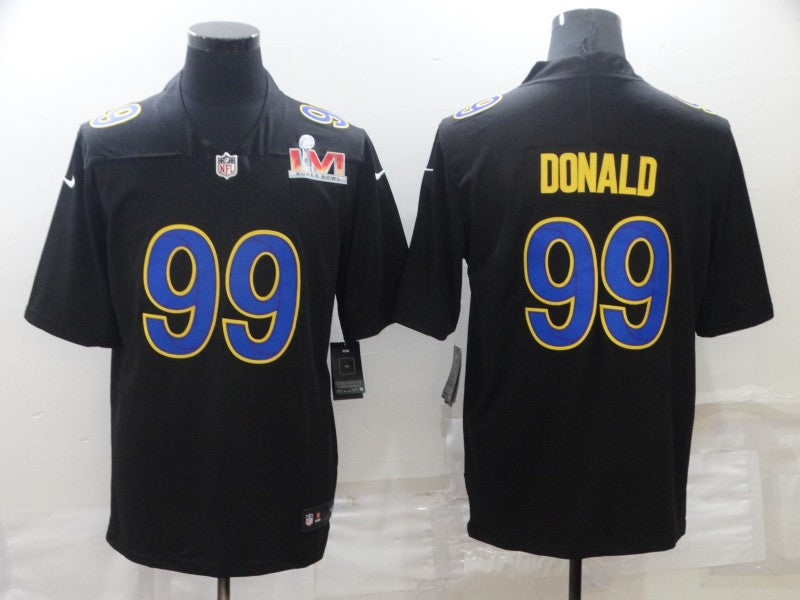 Men’s Los Angeles Rams Aaron Donald #99 Black Jersey