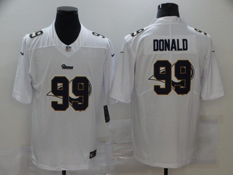 Men’s Los Angeles Rams Aaron Donald #99 White Jersey