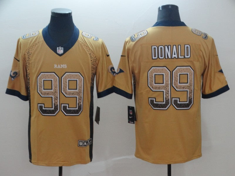 Men’s Los Angeles Rams Aaron Donald #99 Yellow Jersey