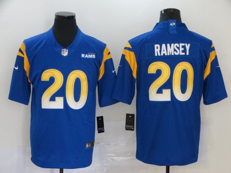 Men’s Los Angeles Rams Jalen Ramsey #20 Blue Jersey