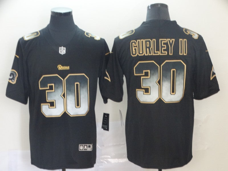 Men’s Los Angeles Rams Todd Gurley II #30 Black Jersey