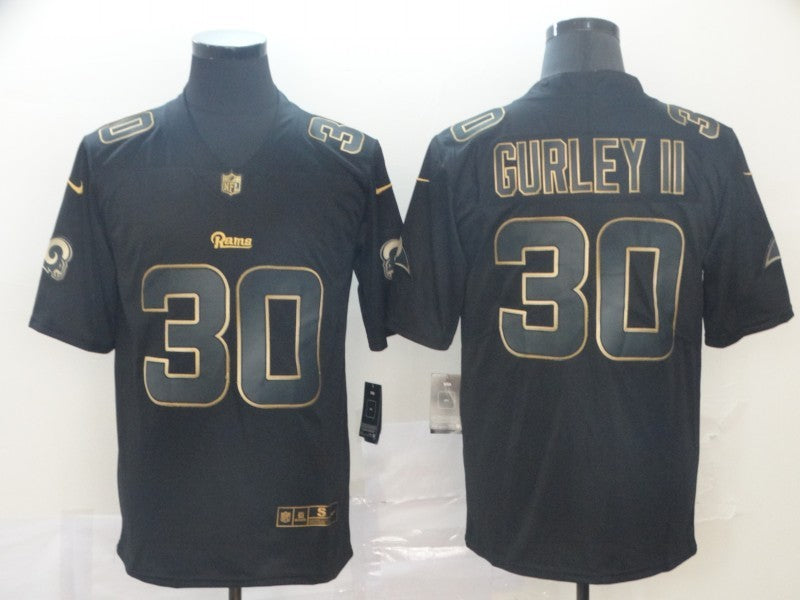 Men’s Los Angeles Rams Todd Gurley II #30 Black Jersey
