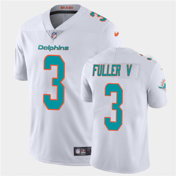 Mens Miami Dolphins #3 Will Fuller V Nike White Vapor Limited Jersey
