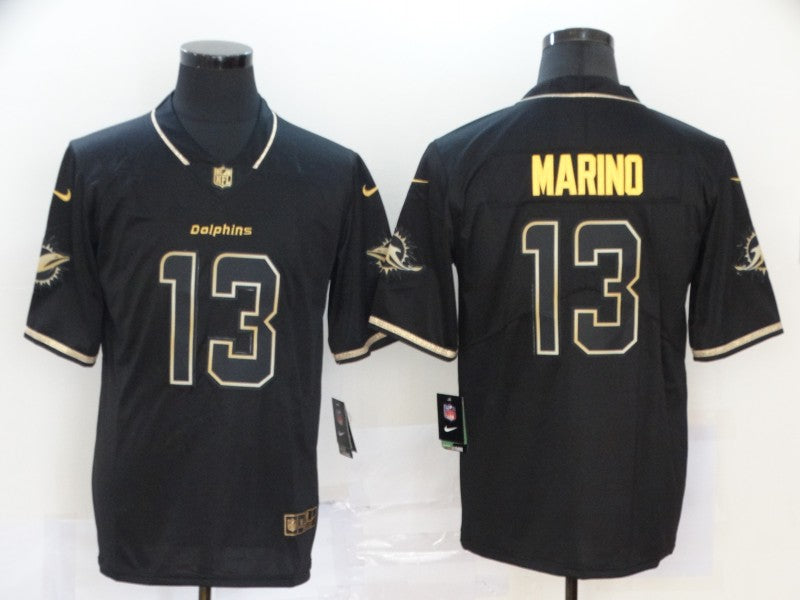 Men’s Miami Dolphins Dan Marino #13 Black Alternate Jersey