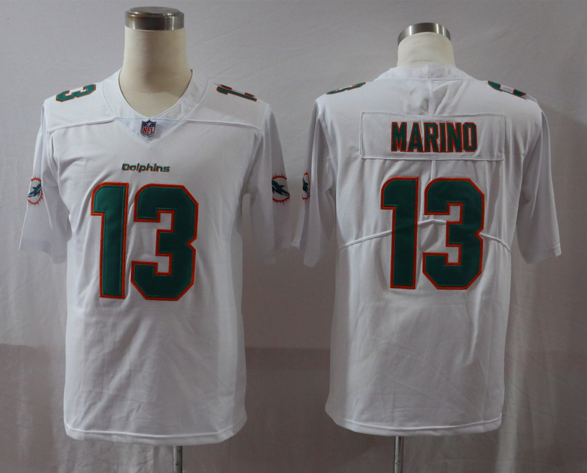 Men’s Miami Dolphins Dan Marino #13 White Jersey