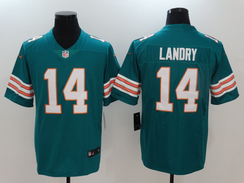 Men’s Miami Dolphins Jarvis Landry #14 Green Jersey