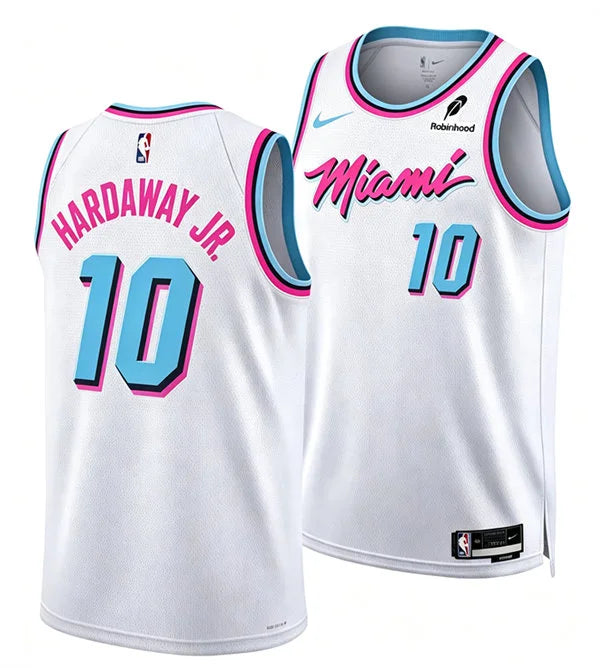 Mens Miami Heat #10 Tim Hardaway Jr. Nike Original Vice Swingman Jersey White