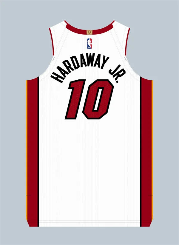 Mens Miami Heat #10 Tim Hardaway Jr. Nike White Association Edition Swingman Jersey