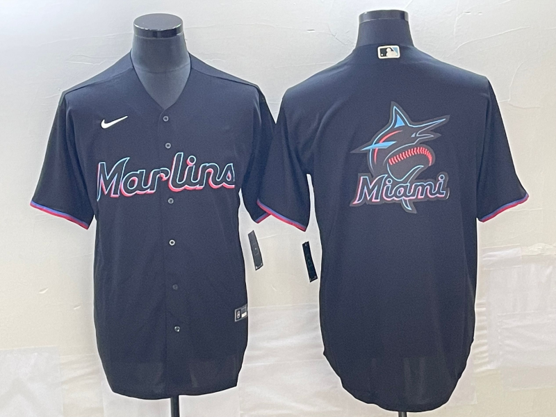 Men’s Miami Marlins Black Alternate Team Jersey