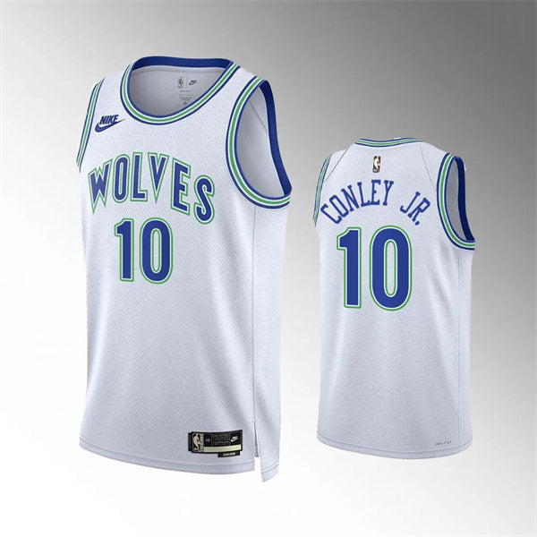 Mens Minnesota Timberwolves #10 Mike Conley Jr. 2023-24 Classic Edition Jersey – White