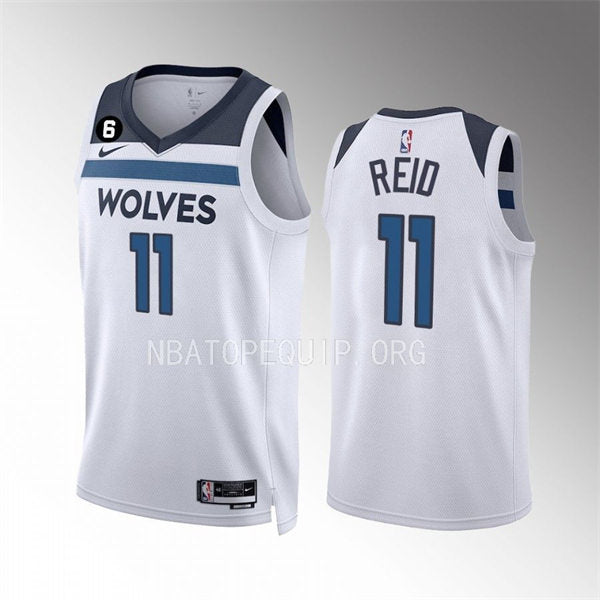 Men’s Minnesota Timberwolves #11 Naz Reid White Association Edition Player Jersey