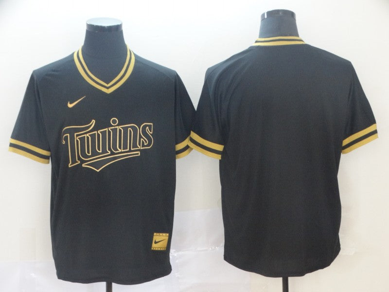 Men’s Minnesota Twins Black Blank Jersey