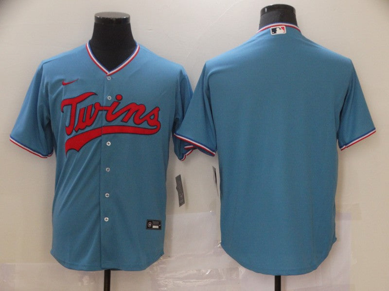 Men’s Minnesota Twins Blue Blank Jersey