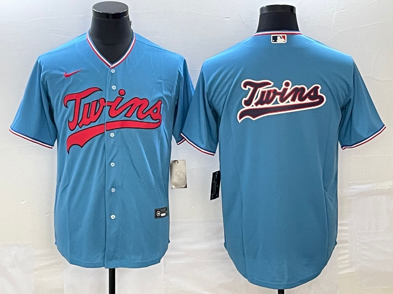 Men’s Minnesota Twins Blue Logo Jersey