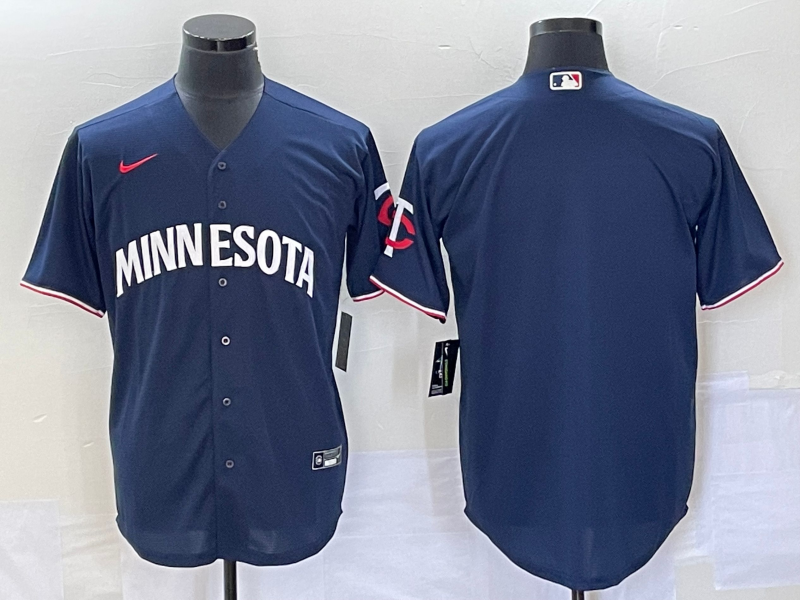 Men’s Minnesota Twins Navy Alternate Team Blank Jersey