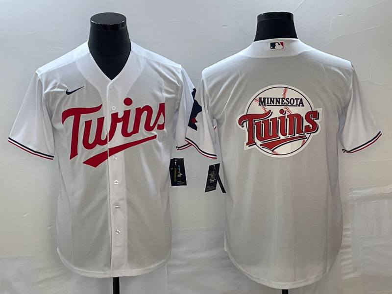 Men’s Minnesota Twins White Home Team Jersey