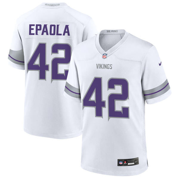 Men’s Minnesota Vikings #42 Andrew DePaola Nike White Alternate Vapor F.U.S.E. Winter Warrior Limited Jersey