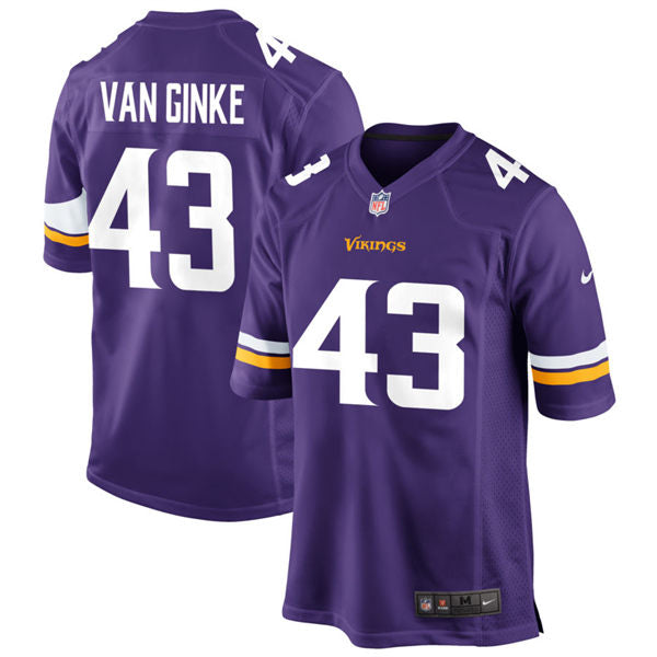 Men’s Minnesota Vikings #43 Andrew Van Ginkel Nike Purple Vapor Untouchable Limited Palyer Jersey