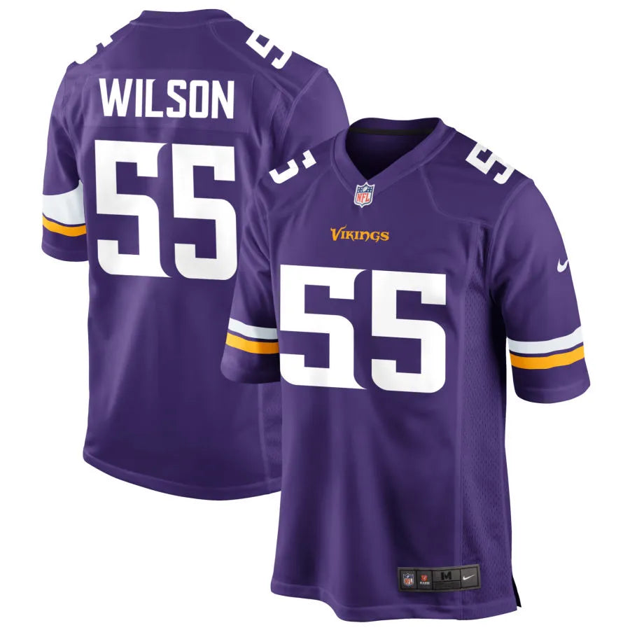 Men’s Minnesota Vikings #55 Eric Wilson Nike Purple F.U.S.E. Vapor Limited Jersey