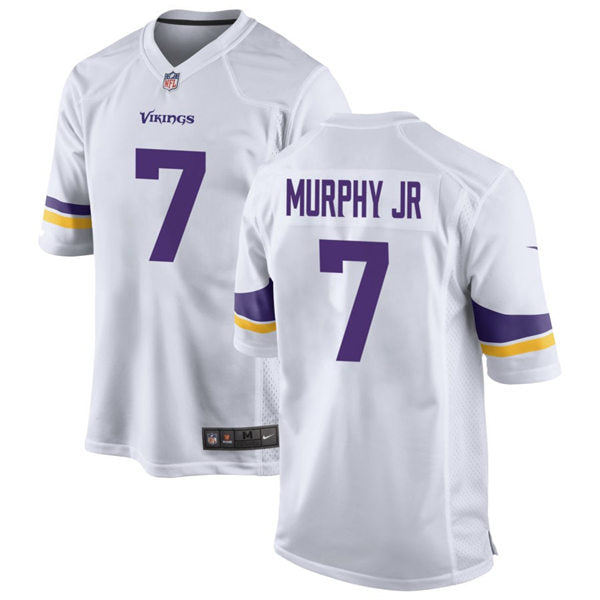 Men’s Minnesota Vikings #7 Byron Murphy Jr. Nike White Vapor Untouchable Limited Palyer Jersey