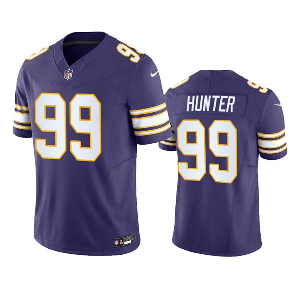 Men’s Minnesota Vikings #99 Danielle Hunter Purple Classic F.U.S.E. Limited Jersey