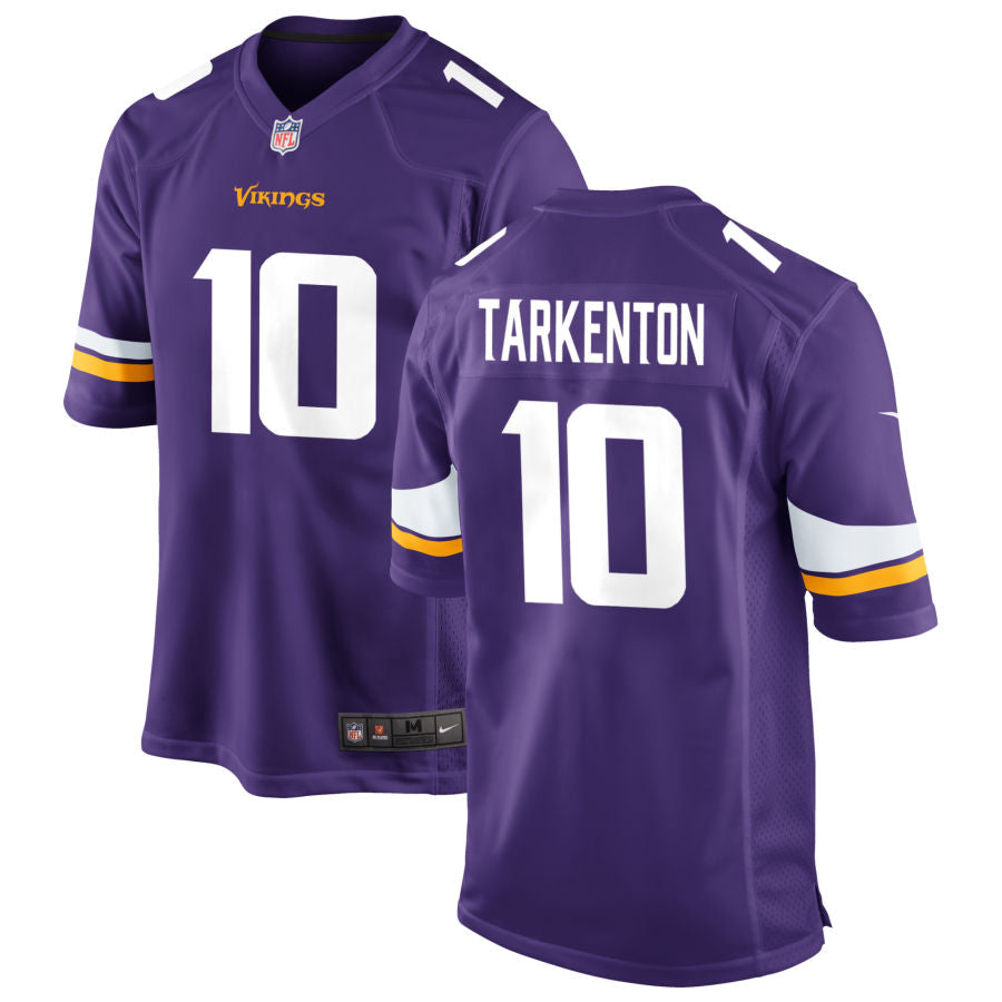 Men’s Minnesota Vikings Retired Player #10 Fran Tarkenton Nike Purple Vapor Untouchable Limited Jersey