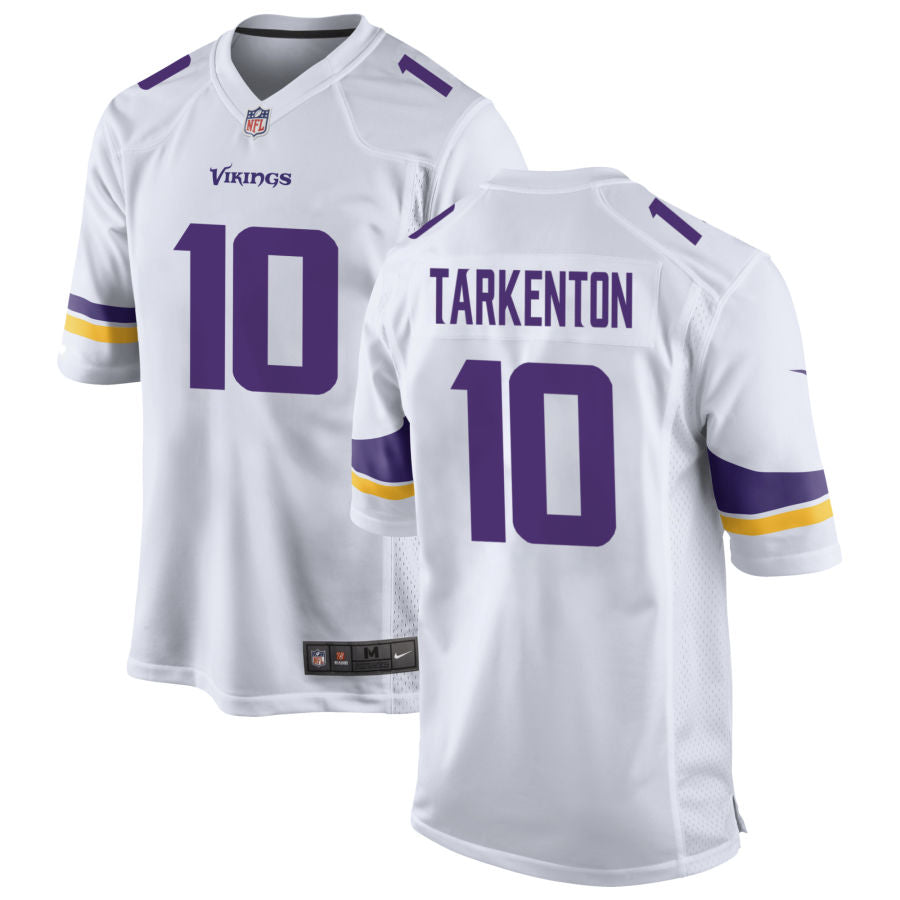 Men’s Minnesota Vikings Retired Player #10 Fran Tarkenton Nike White Vapor Untouchable Limited Jersey