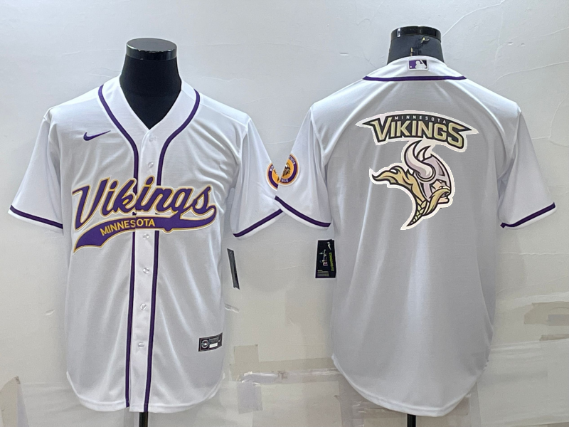 Men’s Minnesota Vikings White Jersey