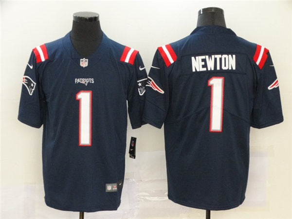 Men’s New England Patriots #1 Cam Newton Navy Nike Color Rush Legend Player Limited Jersey