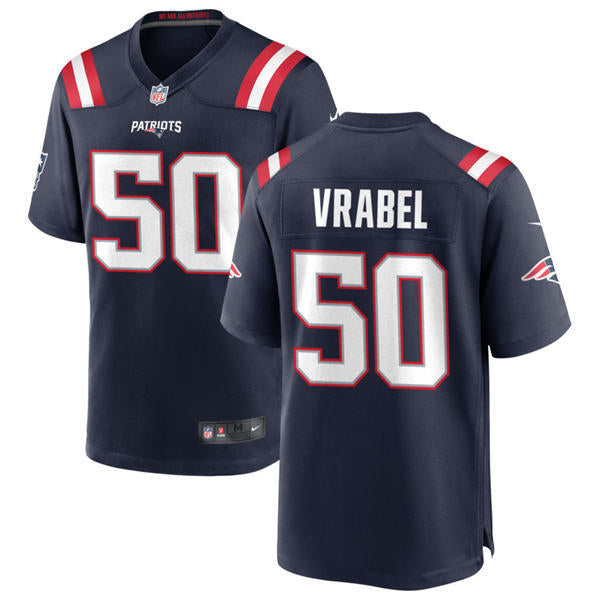 Mens New England Patriots #50 Mike Vrabel Nike Navy Vapor F.U.S.E. Limited Jersey