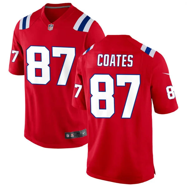 Men’s New England Patriots Retired Player #87 Ben Coates Nike Red Alternate Vapor F.U.S.E. Limited Jersey