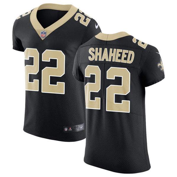 Men’s New Orleans Saints #22 Rashid Shaheed Nike Black Vapor Untouchable Limited Jersey