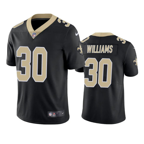Men’s New Orleans Saints #30 Jamaal Williams Nike Black Vapor Untouchable Limited Jersey