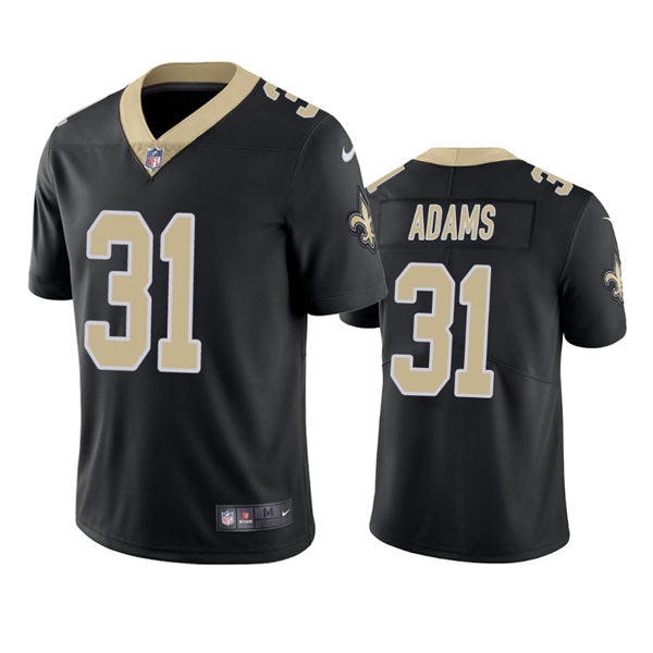 Men’s New Orleans Saints #31 Josh Adams Nike Black Vapor Untouchable Limited Jersey