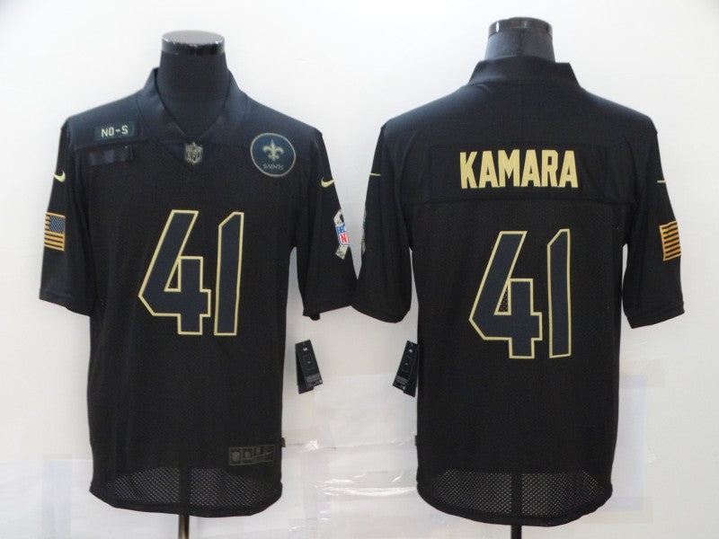 Men’s New Orleans Saints #41 Alvin Kamara Black Jersey